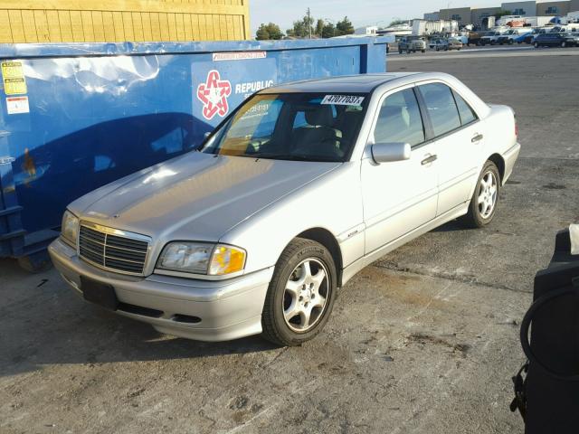 WDBHA29G0XA782234 - 1999 MERCEDES-BENZ C 280 SILVER photo 2