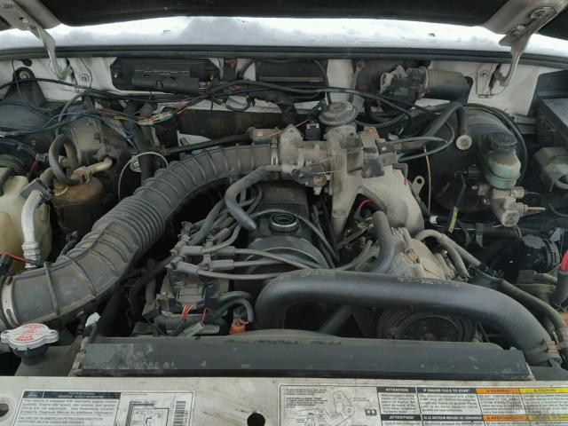 1FTYR10C4WUB03853 - 1998 FORD RANGER WHITE photo 7