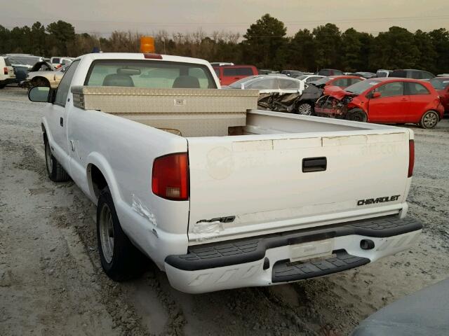 1GCCS14X3XK152941 - 1999 CHEVROLET S TRUCK S1 WHITE photo 3