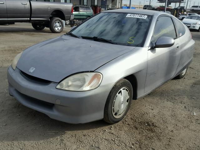 JHMZE14734T000096 - 2004 HONDA INSIGHT SILVER photo 2