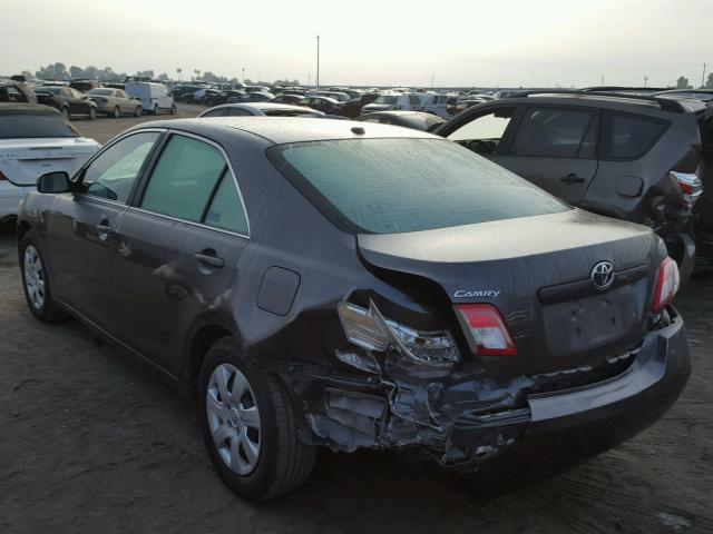 4T4BF3EK8AR061000 - 2010 TOYOTA CAMRY BASE GRAY photo 3