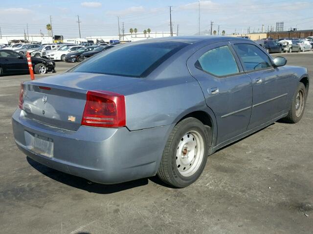 2B3LA43R46H292124 - 2006 DODGE CHARGER SE GRAY photo 4