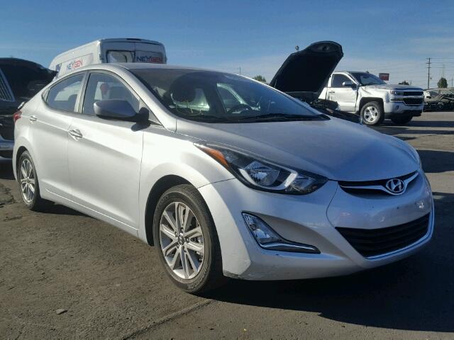 5NPDH4AE8EH478429 - 2014 HYUNDAI ELANTRA SE SILVER photo 1