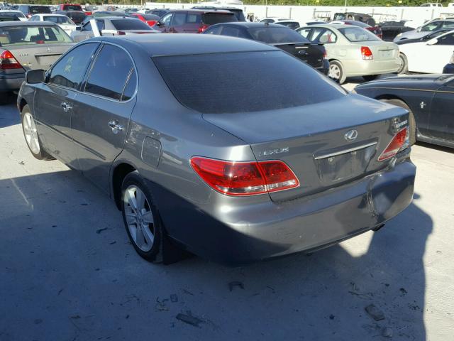 JTHBA30G465167248 - 2006 LEXUS ES 330 GRAY photo 3