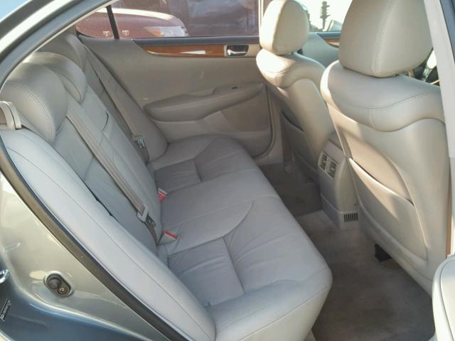 JTHBA30G465167248 - 2006 LEXUS ES 330 GRAY photo 6