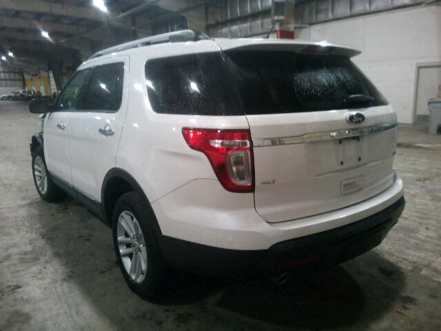 1FM5K8D88FGB50934 - 2015 FORD EXPLORER X WHITE photo 3