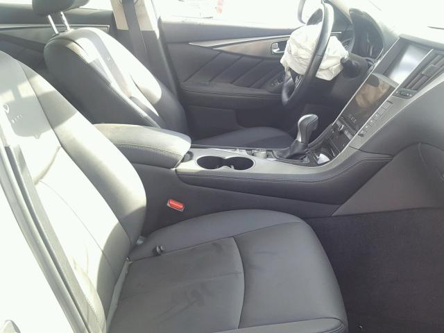 JN1BV7AP5EM685842 - 2014 INFINITI Q50 BASE Blanco foto 5