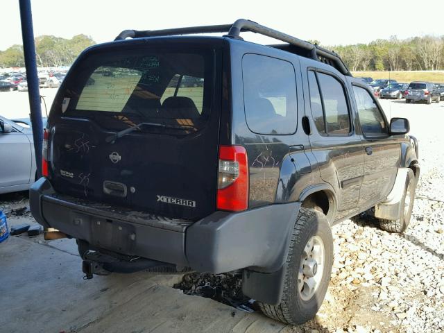 5N1ED28T31C580750 - 2001 NISSAN XTERRA BLACK photo 4