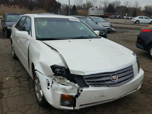 1G6DM577540109343 - 2004 CADILLAC CTS WHITE photo 1