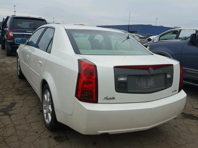 1G6DM577540109343 - 2004 CADILLAC CTS WHITE photo 3