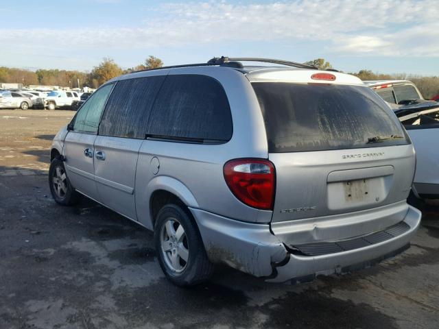 2D4GP44L26R668583 - 2006 DODGE GRAND CARA SILVER photo 3