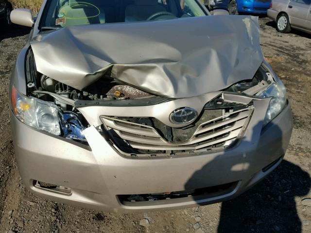 4T1BE46K47U724055 - 2007 TOYOTA CAMRY NEW TAN photo 9