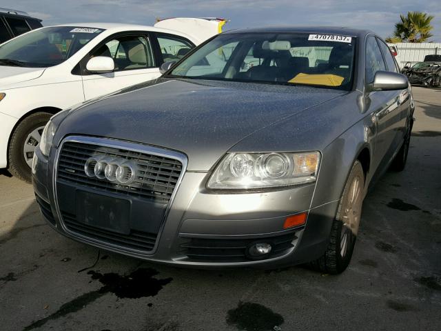 WAUDH74F66N168221 - 2006 AUDI A6 3.2 QUA GRAY photo 2