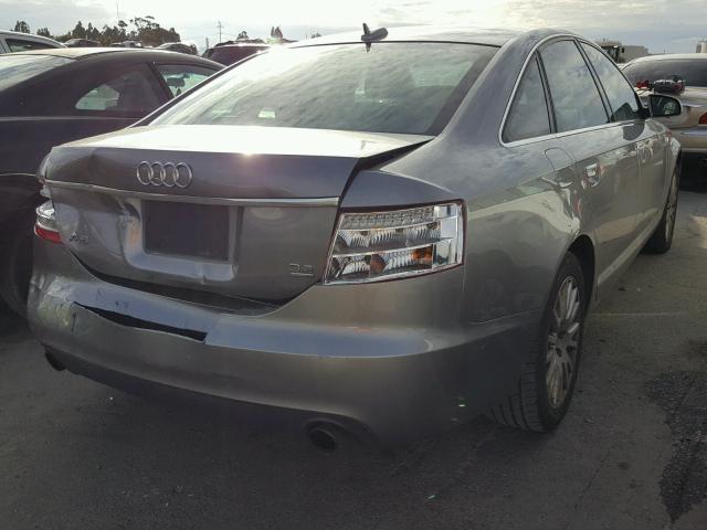 WAUDH74F66N168221 - 2006 AUDI A6 3.2 QUA GRAY photo 4