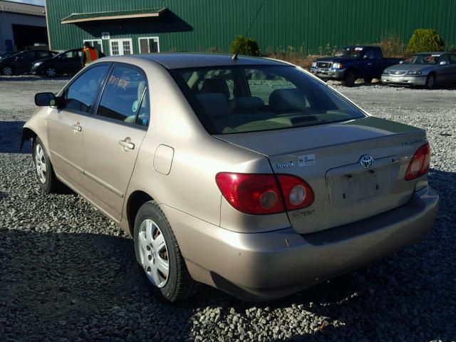 2T1BR32E08C929521 - 2008 TOYOTA COROLLA CE GOLD photo 3