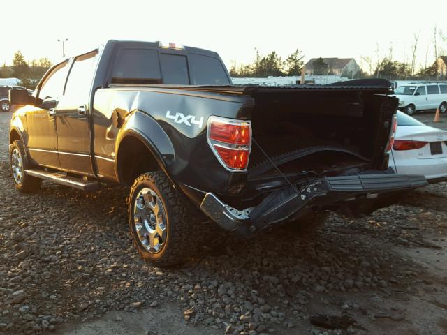 1FTFW1EVXAFD60376 - 2010 FORD F150 SUPER BLACK photo 3