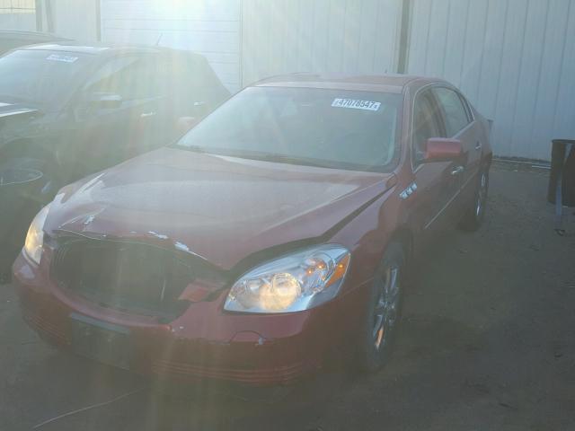 1G4HD57267U131802 - 2007 BUICK LUCERNE CX MAROON photo 2