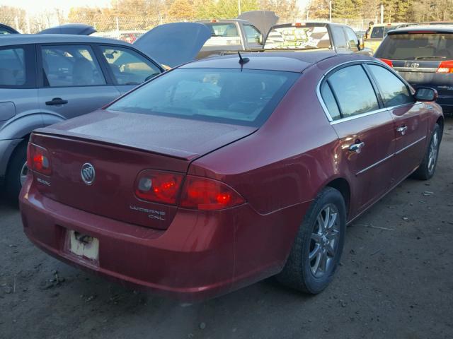 1G4HD57267U131802 - 2007 BUICK LUCERNE CX MAROON photo 4