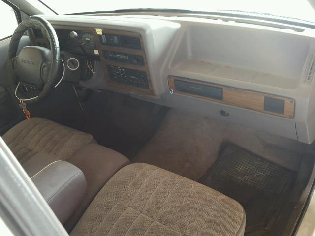 1B7GL23Y5TS652706 - 1996 DODGE DAKOTA WHITE photo 9