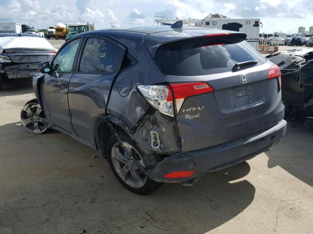 3CZRU5H59HM708386 - 2017 HONDA HR-V EX GRAY photo 3