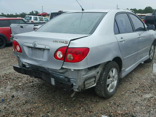 1NXBR32EX7Z880146 - 2007 TOYOTA COROLLA GRAY photo 4