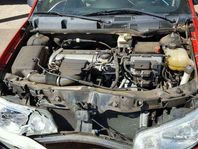 1G8AN12F84Z144887 - 2004 SATURN ION LEVEL Qırmızı foto 7