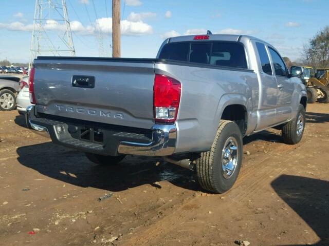 5TFRX5GN6HX082482 - 2017 TOYOTA TACOMA ACC SILVER photo 4