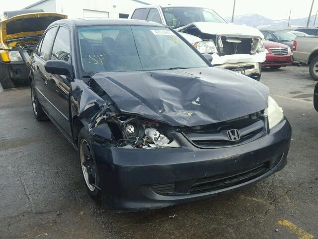 2HGES26844H620538 - 2004 HONDA CIVIC EX BLACK photo 1