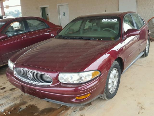 1G4HR54K82U204246 - 2002 BUICK LESABRE LI MAROON photo 2