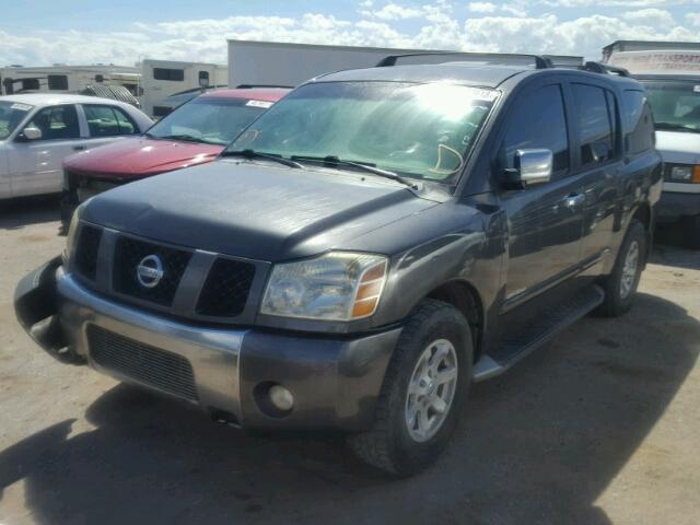 5N1AA08A34N716409 - 2004 NISSAN ARMADA SE CHARCOAL photo 2