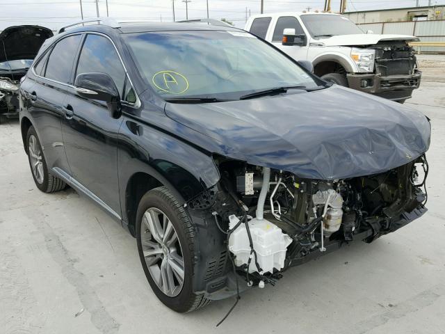 2T2ZK1BA0FC205129 - 2015 LEXUS RX 350 BLACK photo 1