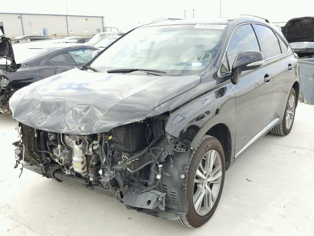 2T2ZK1BA0FC205129 - 2015 LEXUS RX 350 BLACK photo 2