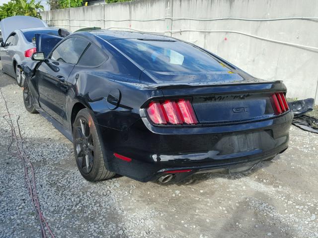 1FA6P8CF0G5251978 - 2016 FORD MUSTANG GT BLACK photo 3