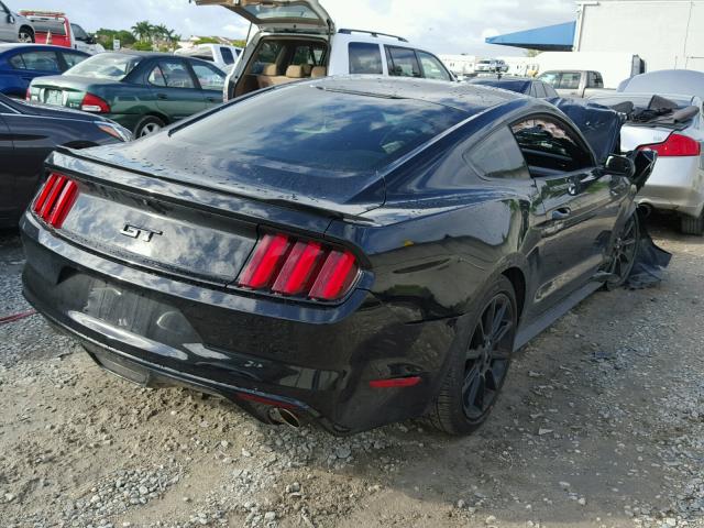 1FA6P8CF0G5251978 - 2016 FORD MUSTANG GT BLACK photo 4