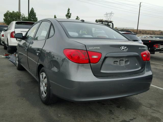 KMHDU46D18U319656 - 2008 HYUNDAI ELANTRA GL GRAY photo 3