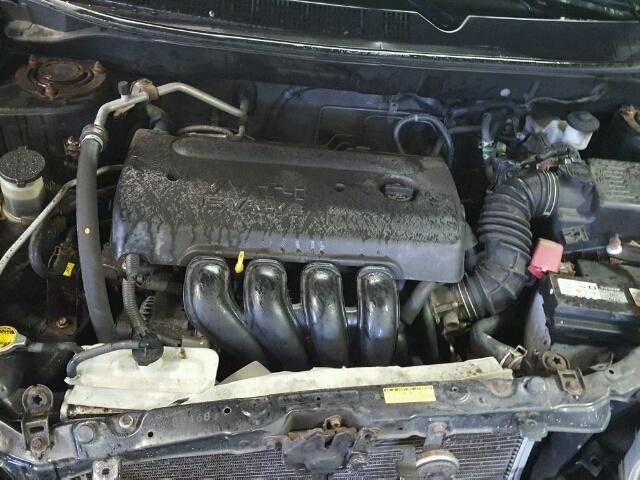 5Y2SL63805Z430876 - 2005 PONTIAC VIBE BLACK photo 7