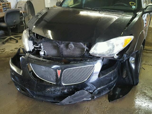 5Y2SL63805Z430876 - 2005 PONTIAC VIBE BLACK photo 9