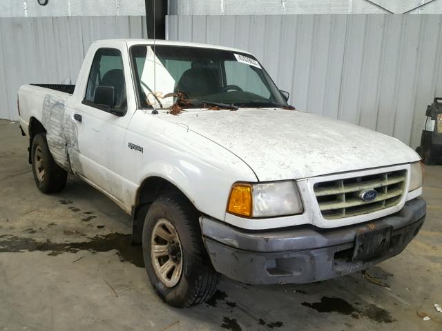 1FTYR10C01PA23764 - 2001 FORD RANGER WHITE photo 1