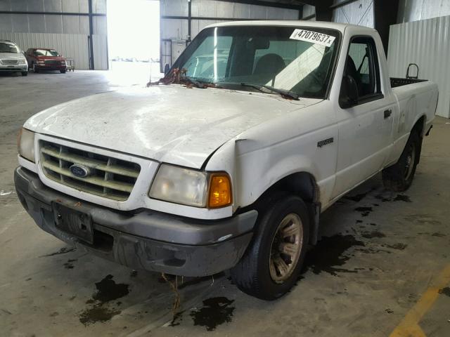 1FTYR10C01PA23764 - 2001 FORD RANGER WHITE photo 2