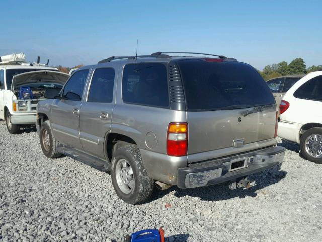 1GNEC13T71R162284 - 2001 CHEVROLET TAHOE C150 TAN photo 3