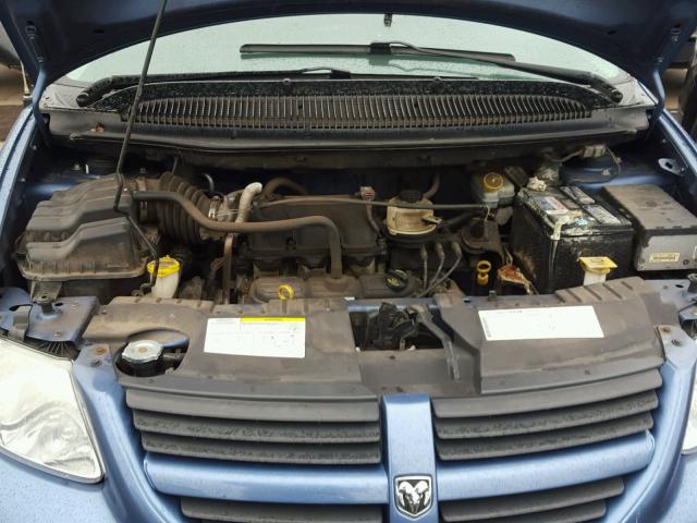 1D4GP24R67B159444 - 2007 DODGE GRAND CARA BLUE photo 7