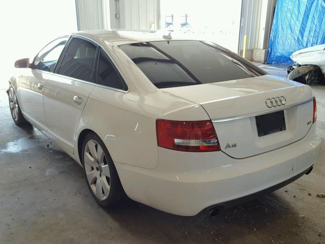 WAUAH74F87N006918 - 2007 AUDI A6 3.2 WHITE photo 3