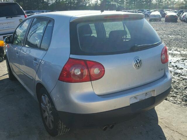 WVWDS71K77W256373 - 2007 VOLKSWAGEN RABBIT SILVER photo 3