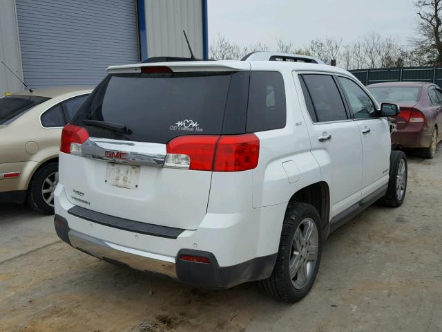 2GKALWEK2D6107237 - 2013 GMC TERRAIN SL WHITE photo 4