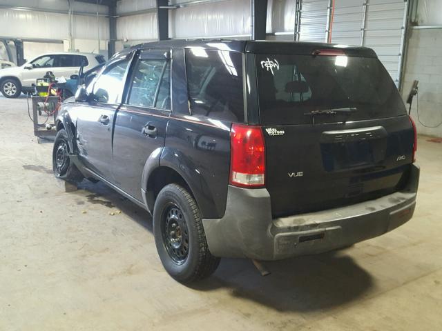 5GZCZ43D13S840949 - 2003 SATURN VUE BLACK photo 3