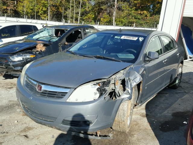 1G8ZV57797F199639 - 2007 SATURN AURA XR GRAY photo 2