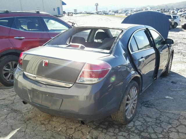 1G8ZV57797F199639 - 2007 SATURN AURA XR GRAY photo 4