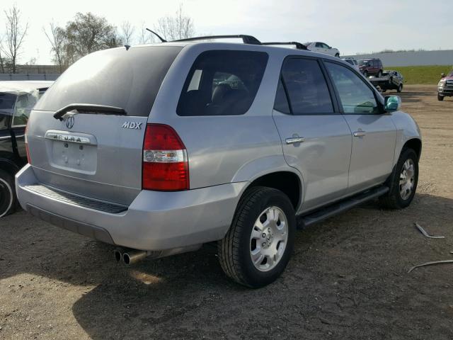 2HNYD18222H512080 - 2002 ACURA MDX SILVER photo 4