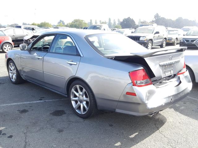 JNKAY41E73M004525 - 2003 INFINITI M45 GRAY photo 3