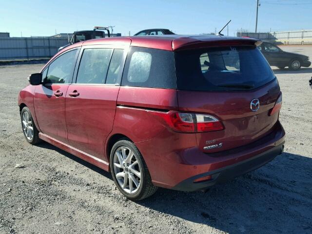 JM1CW2CL3E0166355 - 2014 MAZDA 5 TOURING RED photo 3